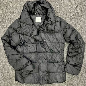 Max Mara Weekend black puffer coat